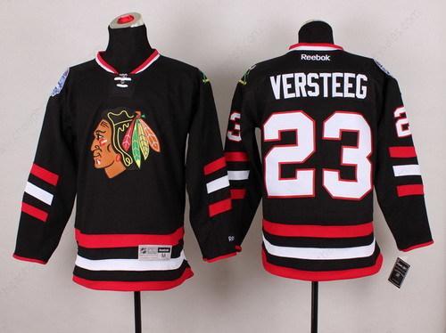 Chicago Blackhawks #23 Kris Versteeg 2014 Stadium Series Black Jersey