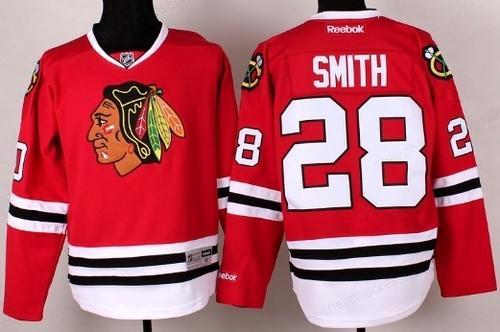 Chicago Blackhawks #28 Ben Smith Red Jersey