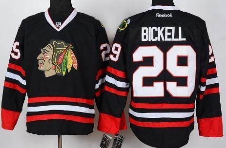 Chicago Blackhawks #29 Bryan Bickell Black Jersey