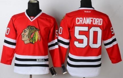 Chicago Blackhawks #50 Corey Crawford Red Kids Jersey