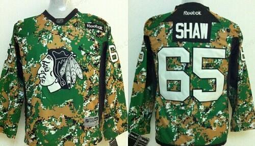 Chicago Blackhawks #65 Andrew Shaw 2014 Camo Kids Jersey