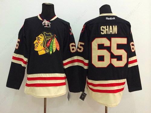 Chicago Blackhawks #65 Andrew Shaw 2015 Winter Classic Black Jersey