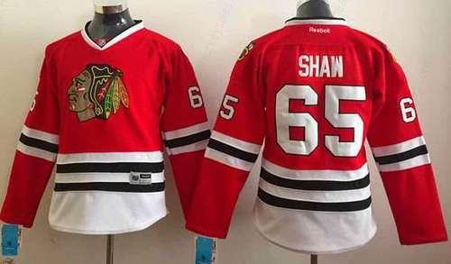 Chicago Blackhawks #65 Andrew Shaw Red Women’s Jersey