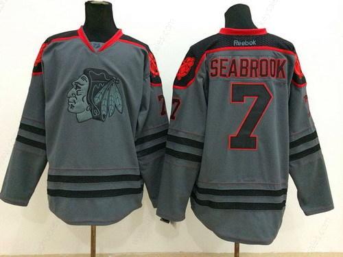 Chicago Blackhawks #7 Brent Seabrook Charcoal Gray Jersey