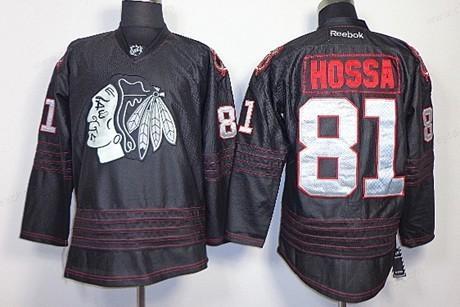 Chicago Blackhawks #81 Marian Hossa 2013 Black Ice Jersey