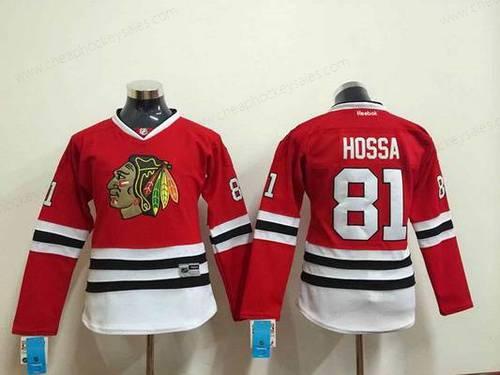 Chicago Blackhawks #81 Marian Hossa Red Women’s Jersey