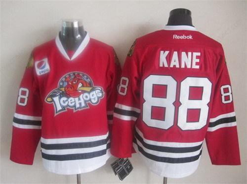 Chicago Blackhawks #88 Patrick Kane 2015 Icehogs Red Jersey