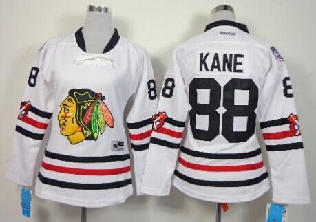 Chicago Blackhawks #88 Patrick Kane 2015 Winter Classic White Women’s Jersey