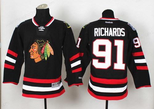 Chicago Blackhawks #91 Brad Richards 2014 Stadium Series Black Jersey