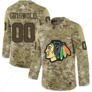 Chicago Blackhawks Camo Men’s Customized Adidas Jersey