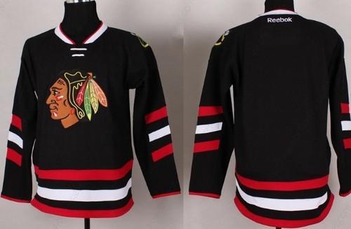 Chicago Blackhawks Men’s Customized 2014 Black Jersey