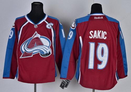 Colorado Avalanche #19 Joe Sakic Red Jersey