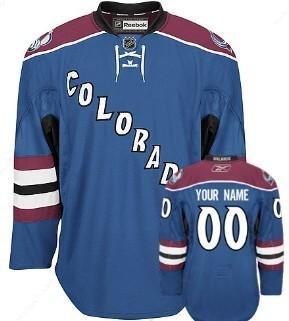 Colorado Avalanche Men’s Customized Blue Third Jersey