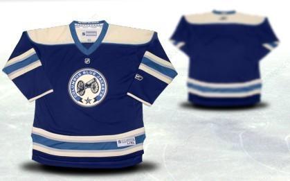 Columbus Blue Jackets Youths Customized Blue Third Jersey