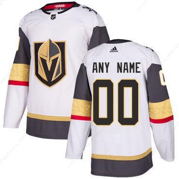 Custom Men’s Adidas Vegas Golden Knights White Authentic Stitched NHL Jersey