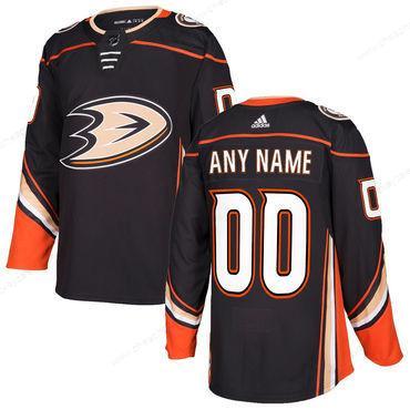 Custom Men’s Anaheim Ducks Black 2017-2018 Adidas NHL Jersey