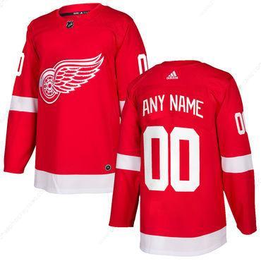 Custom Men’s Detroit Red Wings Red Home 2017-2018 Adidas Hockey Stitched NHL Jersey