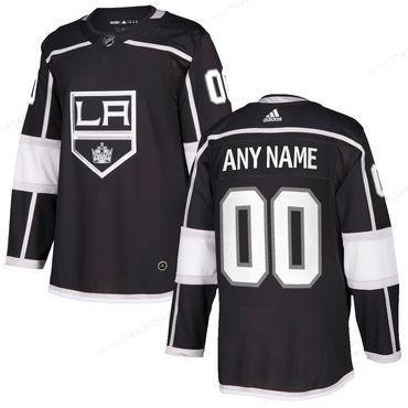 Custom Men’s Los Angeles Kings Adidas 2017-2018 Black Hockey Jersey