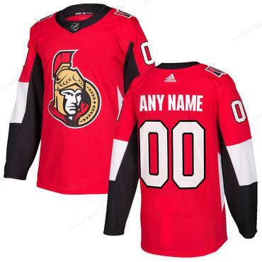 Custom Men’s Ottawa Senators Red Stitched 2017-2018 Adidas NHL Jersey