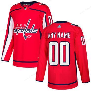 Custom Men’s Washington Capitals Red Stitched NHL 2017-2018 Adidas Hockey Jersey