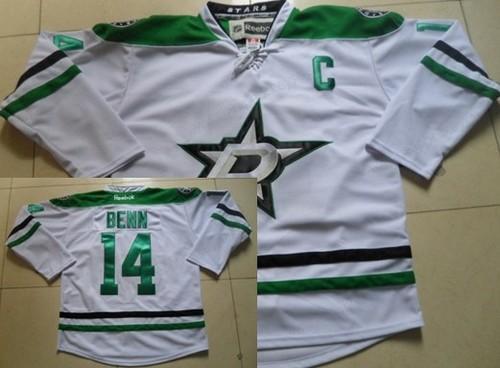 Dallas Stars #14 Jamie Benn 2013 White Jersey