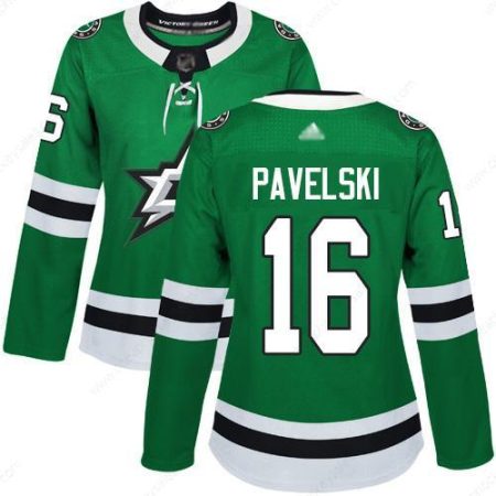 Dallas Stars #16 Joe Pavelski Green Home Authentic Women’s Stitched Hockey Jersey