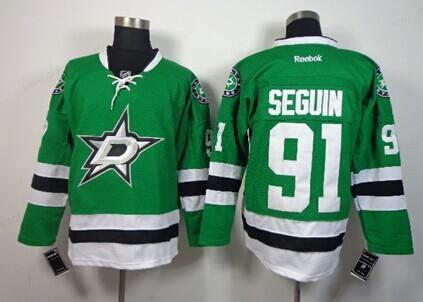 Dallas Stars #91 Tyler Seguin 2013 Green Jersey