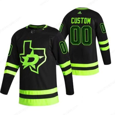 Dallas Stars Custom Black Men’s Adidas 2020-21 Alternate Authentic Player NHL Jersey