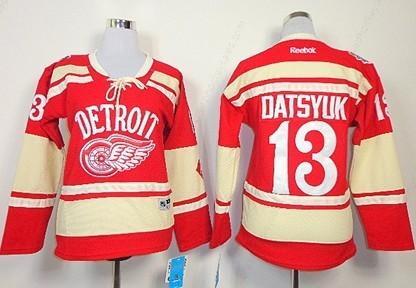 Detroit Red Wings #13 Pavel Datsyuk 2014 Winter Classic Red Women’s Jersey