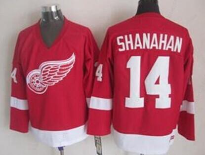 Detroit Red Wings #14 Brendan Shanahan Red Throwback CCM Jersey