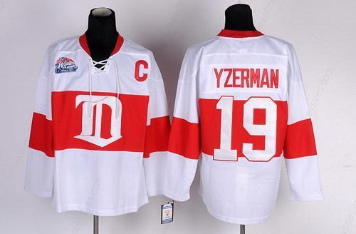 Detroit Red Wings #19 Steve Yzerman White Winter Classic Jersey