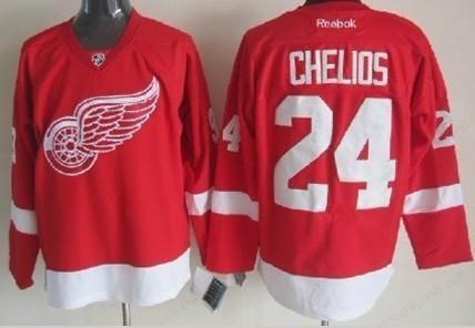 Detroit Red Wings #24 Chris Chelios Red Jersey