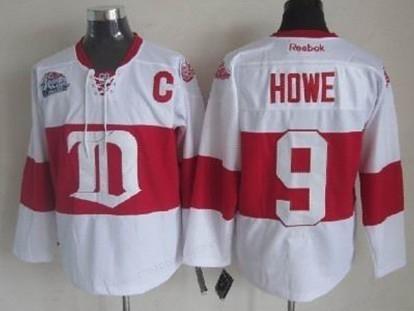 Detroit Red Wings #9 Gordie Howe White Winter Classic Jersey