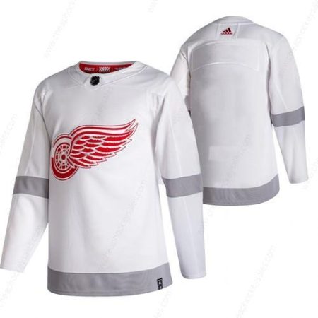 Detroit Red Wings Blank White Men’s Adidas 2020-21 Reverse Retro Alternate NHL Jersey