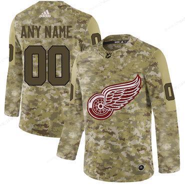 Detroit Red Wings Camo Men’s Customized Adidas Jersey