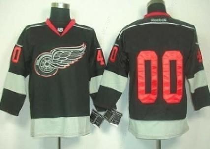 Detroit Red Wings Men’s Customized 2012 Black Ice Jersey