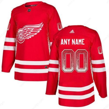 Detroit Red Wings Red Men’s Customized Drift Fashion Adidas Jersey