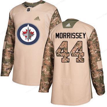 Didas Jets #44 Josh Morrissey Camo Authentic 2017 Veterans Day Stitched NHL Jersey