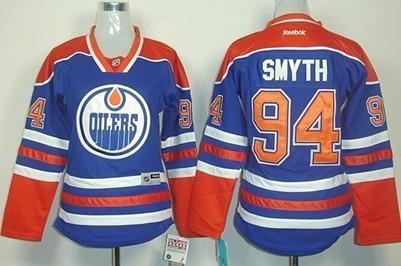 Edmonton Oilers #94 Ryan Smyth Royal Blue Women’s Jersey