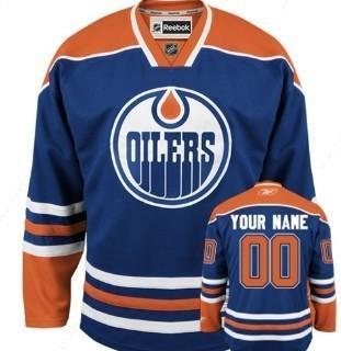 Edmonton Oilers Men’s Customized Blue Jersey