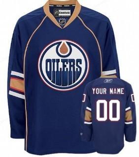 Edmonton Oilers Men’s Customized Blue Thrid Jersey