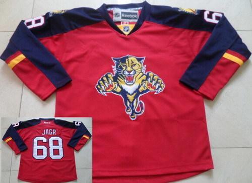 Florida Panthers #68 Jaromir Jagr Red Jersey