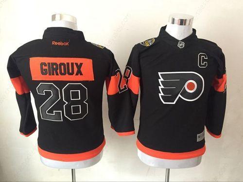 Flyers 53 Shayne Gostisbehere Black Youth Reebok Jersey