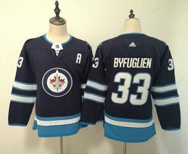 Jets 33 Dustin Byfuglien Navy Women Adidas Jersey