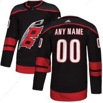 Kids Carolina Hurricanes Adidas Black Alternate Authentic Custom Jersey