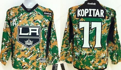 Los Angeles Kings #11 Anze Kopitar 2014 Camo Kids Jersey