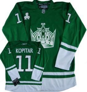 Los Angeles Kings #11 Anze Kopitar St. Patrick’S Day Green Jersey