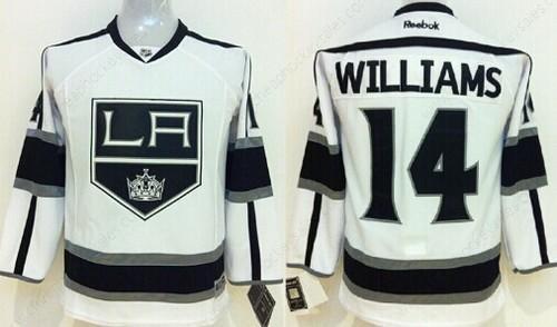 Los Angeles Kings #14 Justin Williams White Kids Jersey