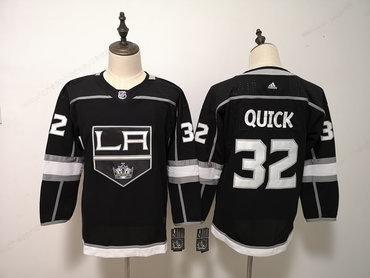 Los Angeles Kings #32 Jonathan Quick Black Youth Adidas Jersey