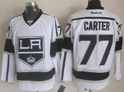 Los Angeles Kings #77 Jeff Carter White Jersey